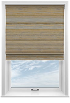 Seascape, Desert - Twist&Fit Roman Blind